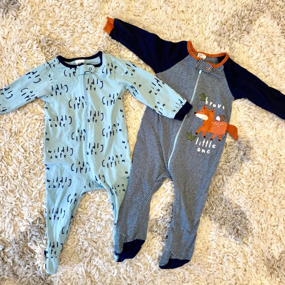 Set of 2 Gerber Footies